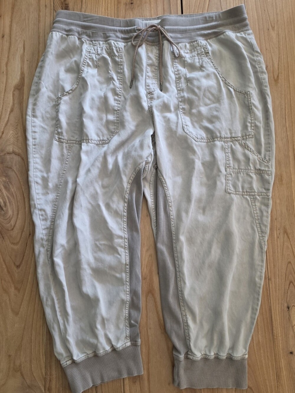 Anthropologie Soft Taupe Nomad Joggers - 2X